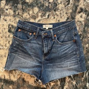 Madewell High rise shorts